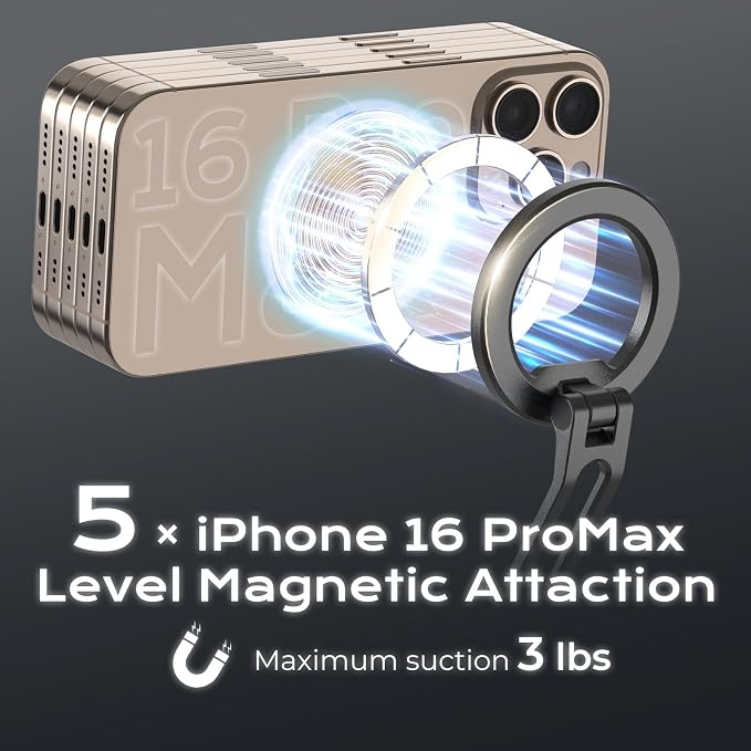 【2026 Extended Long】 Magnetic Neck Mount for Phones,Neck Phone Holder | 27.6"Hands Free Pov Phone Holder Chest Mount for iPhone17–12 & Android,Go Pro DJI,Camera Shoulder Supports
