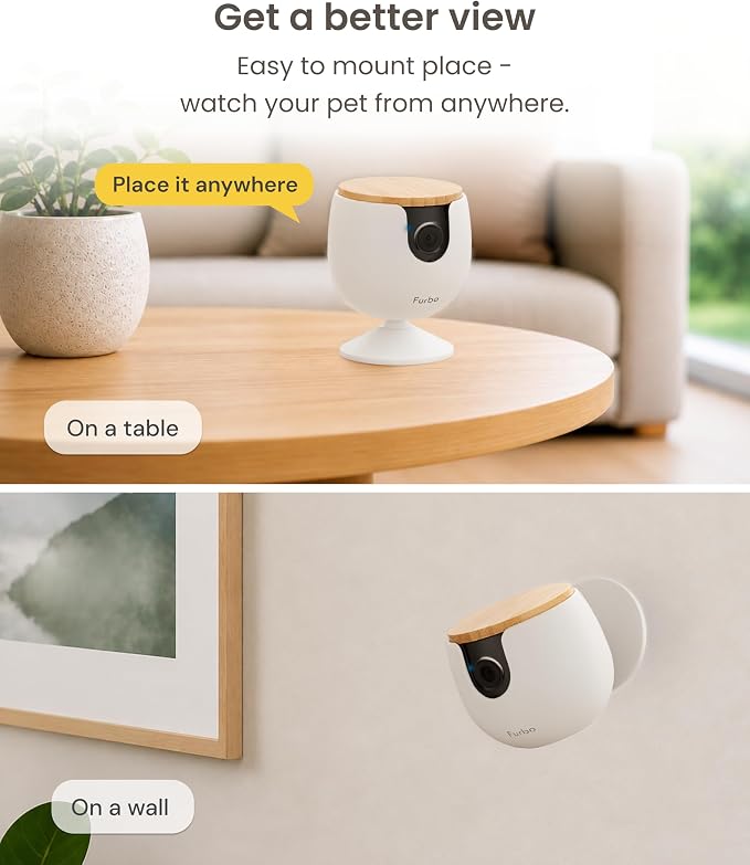 Furbo Mini Pet Camera [Paid Plan Required to Activate]