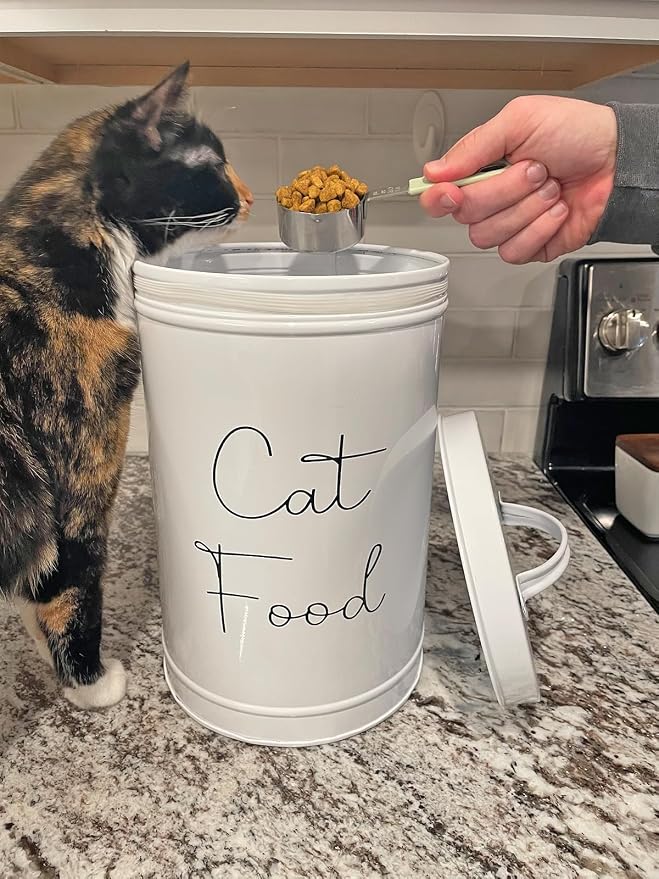 Midlee Metal Cat Food Storage Container - Large