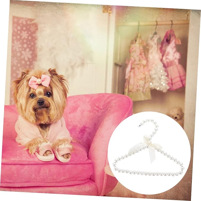 Mobestech 3pcs Pet Garment Rack for Dogs and Cats Lightweight - Hanger for Pet Clothes for Indoor and Outdoor Use Simple and Convenient Design Elegant