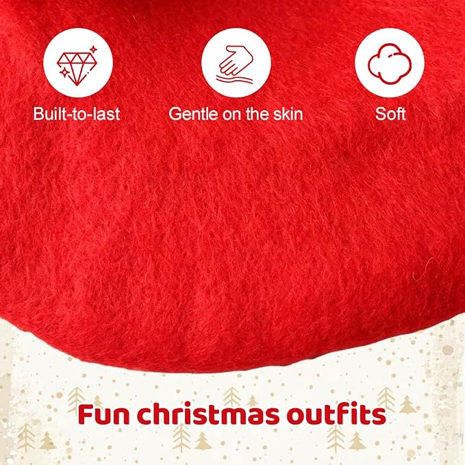 Christmas Pet Antlers Beret, Christmas Cat Reindeer Hat | 3D Plush Antlers and Bow Design, Comfortable Skin-Friendly, Flexible Adjustment, Easy Maintenance and Storage for Cats Dogs