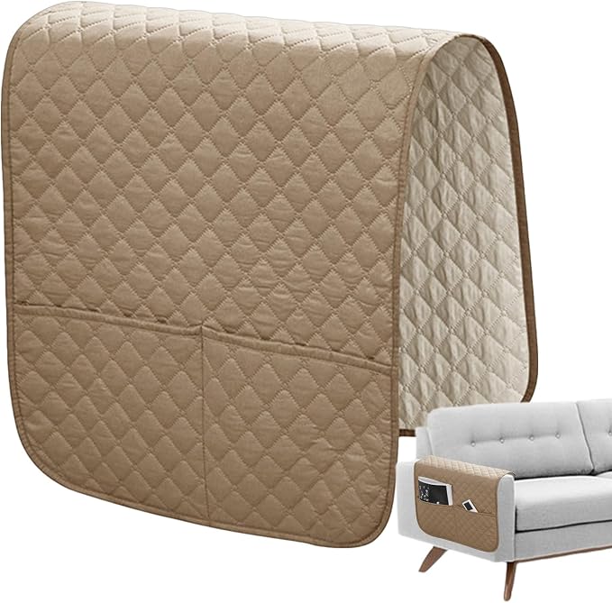 Recliner Side Pocket Storage Multifunctional, Comfortable, Anti-Slip, | Recliner Arm Protector for Books Tablet Phone TV Remote Cellphone Book Phones Pets Chocolate Remote Control Snack