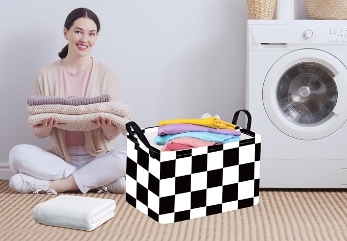 Baby Storage Basket Nursery Box Laundry Hamper Organization Bins for Toys and Clothes with Handles