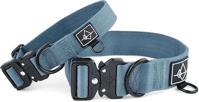 MADE TO ROAM Explorer Dog Collar | Heavy Duty Nylon & Durable Metal Buckle | Premium adjustable collar with rust-resistant hardware. Fits small to large dogs. 15 colors. Matching leash & harness
