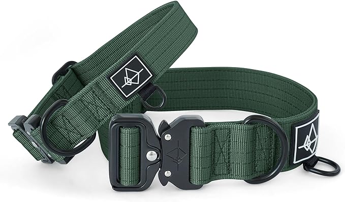 MADE TO ROAM Explorer Dog Collar | Heavy Duty Nylon & Durable Metal Buckle | Premium adjustable collar with rust-resistant hardware. Fits small to large dogs. 15 colors. Matching leash & harness