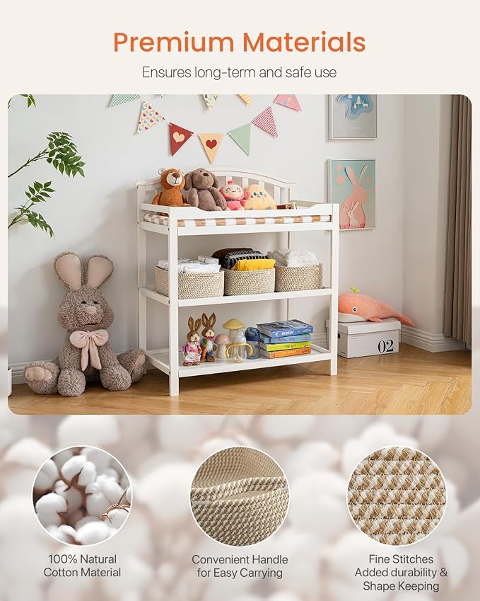KALLAX Small Woven Storage Basket for Organizing, 13.5x9.5x5 inches, 3 Pack | Shelf baskets for closet organization, toy storage and home decor, Perfect as empty gift baskets for holidays, Brown