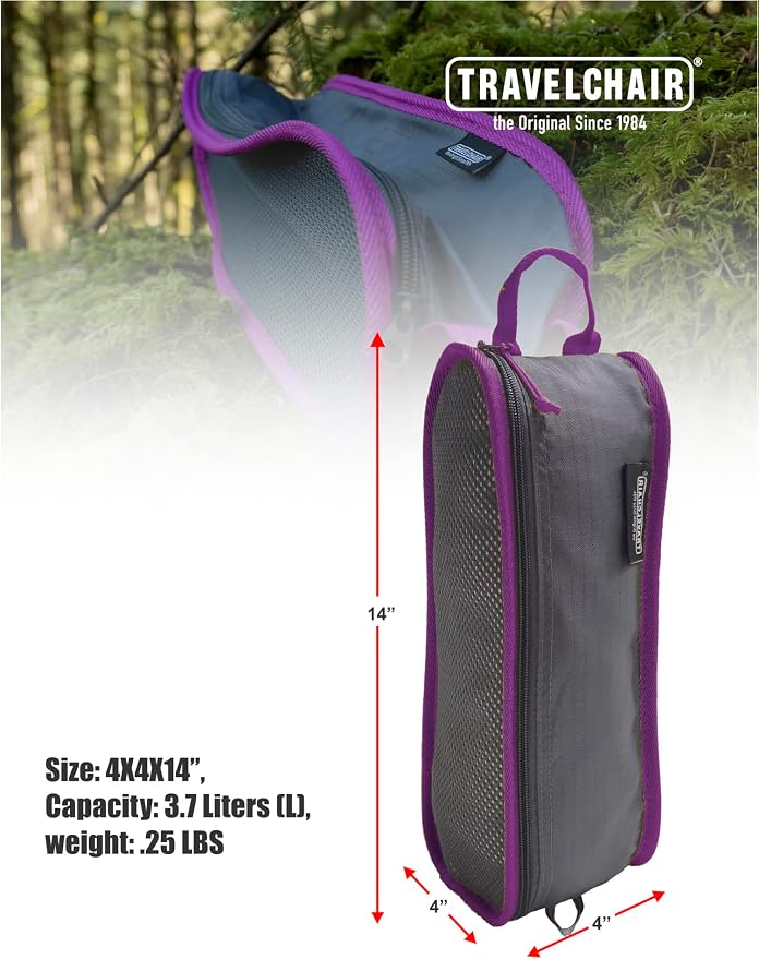Travel Chair Joey Gear Bag: Durable Mesh Organizer for Tools, Ice Scraper, Pet Supplies, Compact Camping Chairs, Golf Supplies & More - Easy Maintenance, Multi-Functional