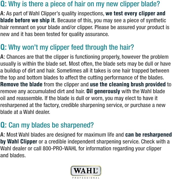 Wahl Professional Animal 5F Full Coarse Competition Series Detachable Blade with 15/64-Inch Cut Length (2372-100)