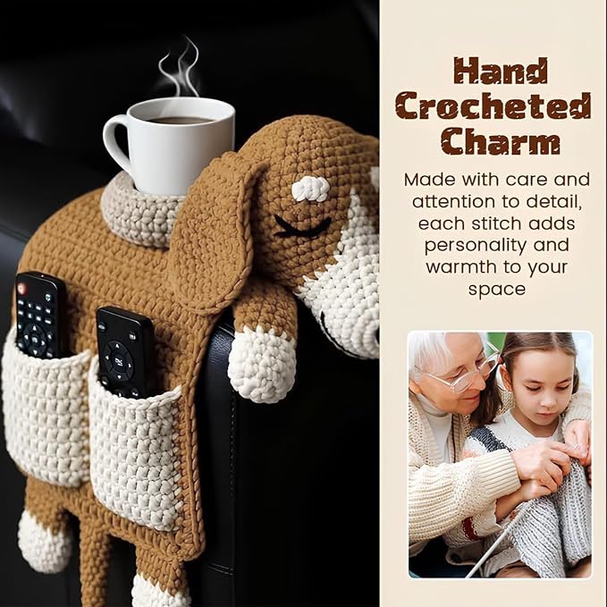 Knitted Pet Storage Organizers Large Capacity Movable Dog Toy Bag for Small Space Kitchen Living Room Dog Sofa Storage Bag