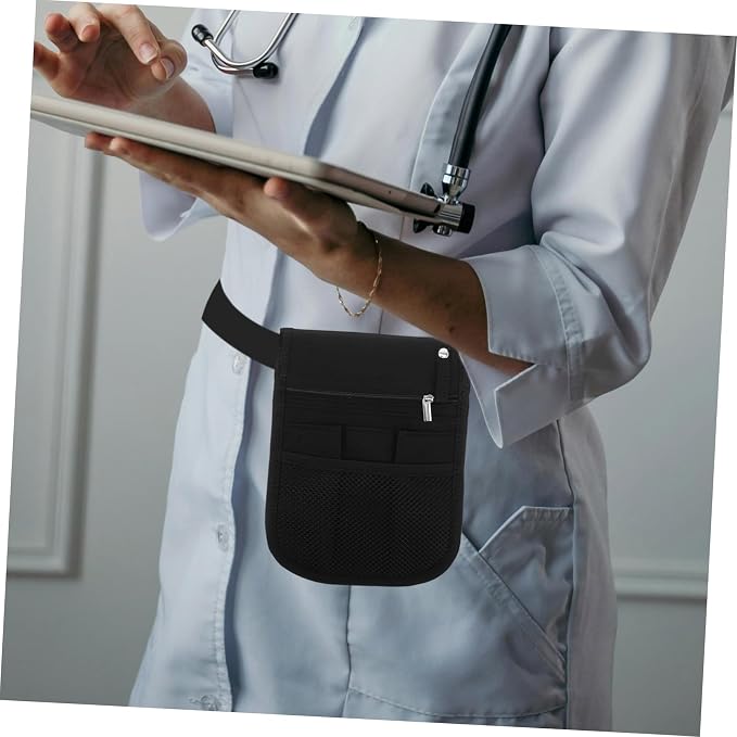 Beavorty Multi-Color Adjustable Nurse Fanny Pack Oxford Cloth Waist Bag Utility Organizer for Nurses Portable Care Kit for Tools and PET Grooming