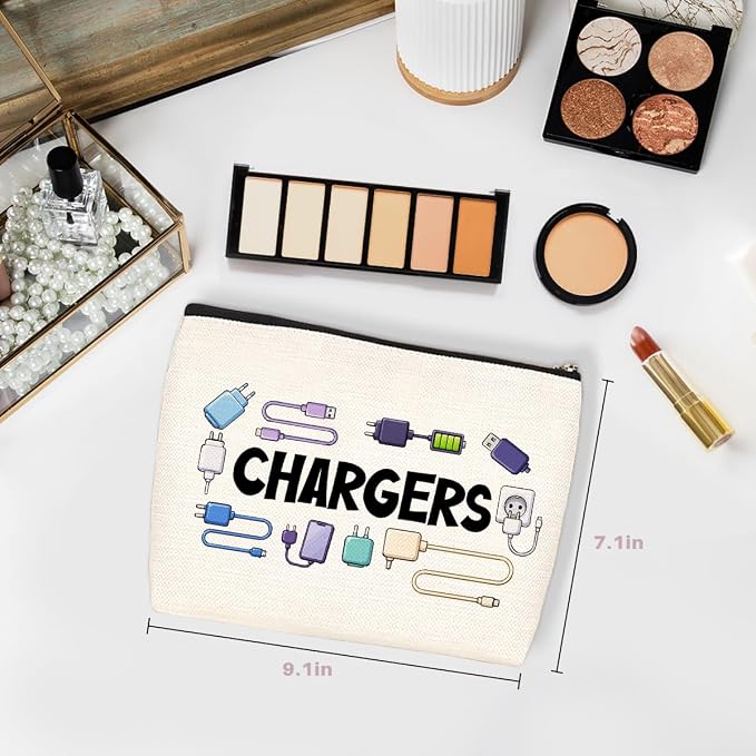 Wenboco Charger Makeup Bag, Charging Cord Electronics Accessories