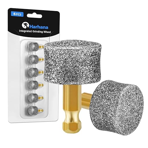 Dog Nail Grinder Wheels Heads Bits, Diamond Grinding Heads Compatible for Casfuy, LOPSIC, YABIFE, Primens, LuckyTail, boomki, and IREDOON -(Premium 6 Packs)