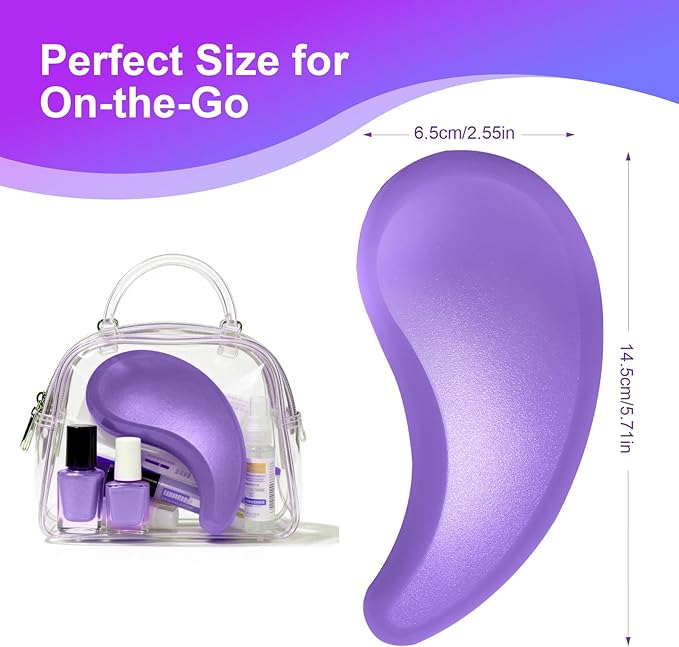 Small Dog Brush - Puppy Hair Brush- Grooming Tool for Teddy, Yorkies, Maltese, Shih Tzu, Chihuahua (Purple)