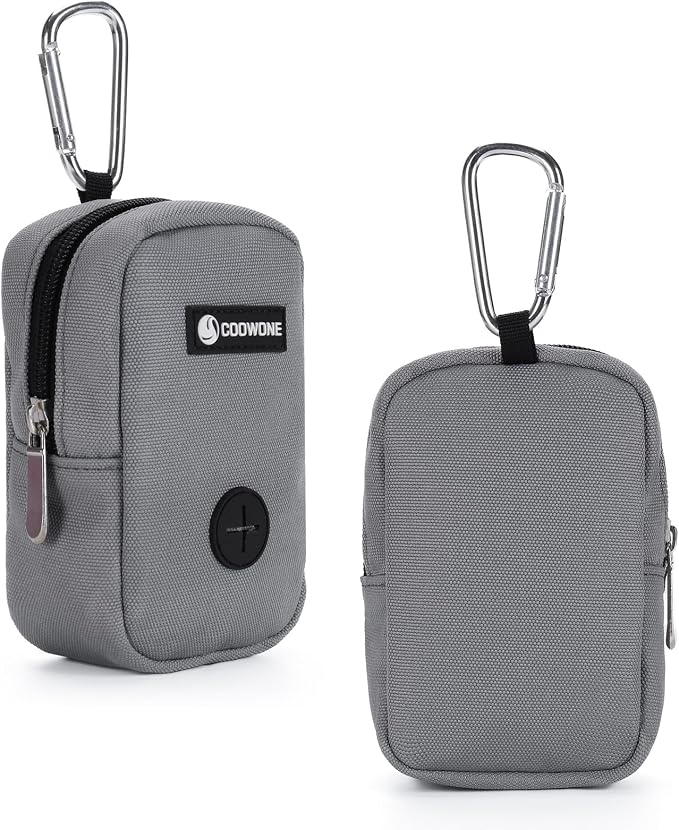 Dog Treat Pouch with Clip, Treat Pouches for Pet Training, Small Dog Treat Container Treat Bag for Leash, Waterproof Dog Treat Bag, Hands-free Training Pouch