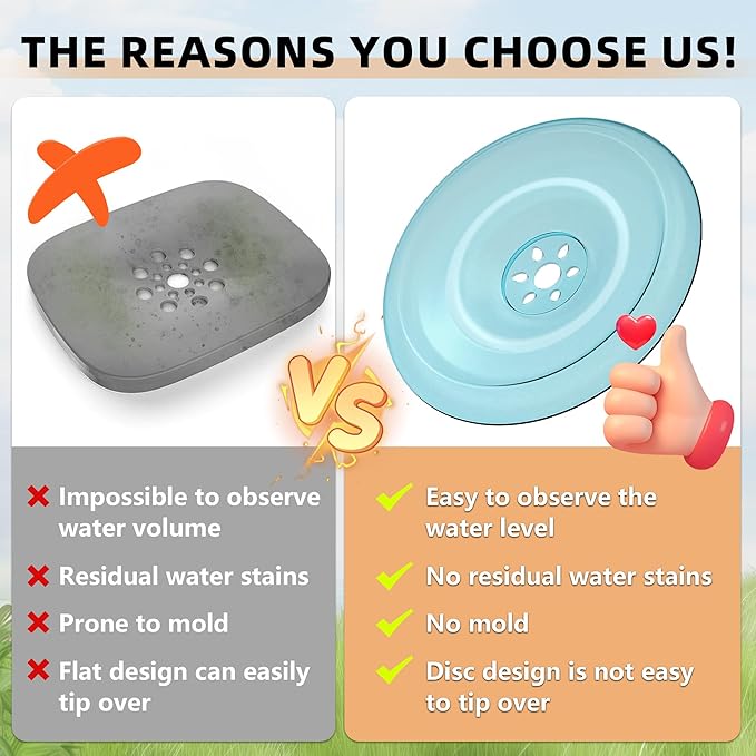 Decflow 1.2Gallon Dog Water Bowl No Spill, 4.5L Large Capacity Spill Proof Dog Bowls with Transparent Floating Disk, No Splash Slow Drinking Dog Bowl for Sloppy Messy Drinkers