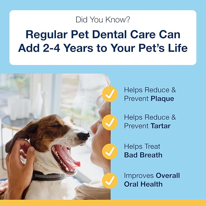 ProDen PlaqueOff Scoopables - Hickory Smoked Bacon Flavor Dental Bites for Large Dogs, Natural Kelp for Plaque & Tartar Control, Freshens Breath -Large & Giant Breed Dental Care- 45 Scoops