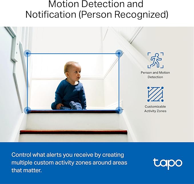 Tapo 1080P Indoor Security Camera, Baby Monitor, Dog Camera, C101(4-Pack)