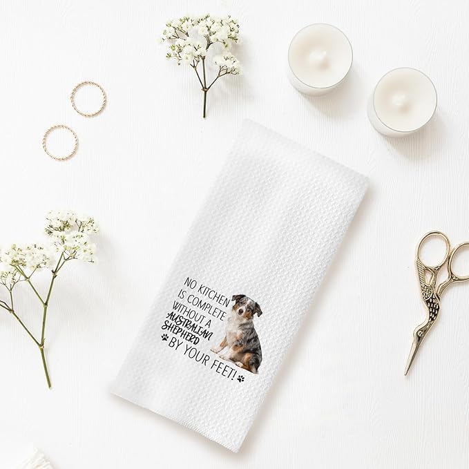 Australian Shepherd Kitchen Towels Decor - Australian Shepherd Gifts for Dog Lovers Women, No Kitchen is Complete Without These 16x24 Hand & Dish Towels