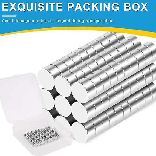 BEST CHOICE MAGNETS 150 Pack Small Magnets, 6x3mm Refrigerator Magnets | Rare Earth Magnets Neodymium Magnets for Crafts, Whiteboard, Kitchen Cabinet, 3D Printing