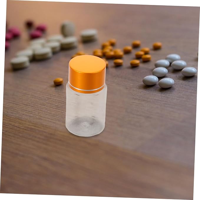 20pcs 30ml Plastic Sealing Bottles with Airtight Lids, Leakproof Pill Containers for Powder Supplements and Medication Storage, Portable Organizer for Travel and Countertop Use