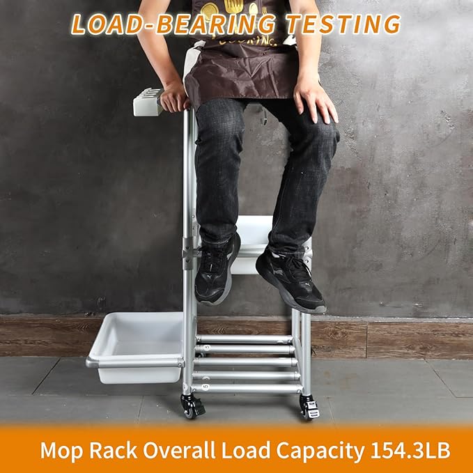 A Nice Little Cleaning Cart - Rolling Cleaning Cart for Efficient Organization of Cleaning Supplies