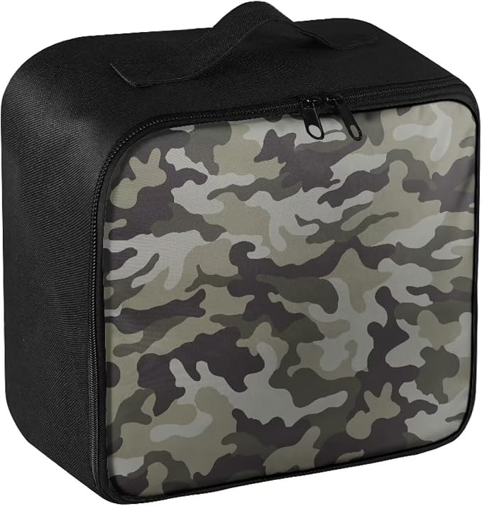 Rnyleeg Green Camo First Aid Bag Home Portable First Aid Kit Organizer for Travel Lightweight Emergency Medical Kit with Handle (Bag Only)