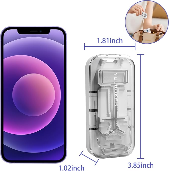 Pill Cutter, Pill Splitter for Small Pills, Cuts 1/2, 1/3, 1/4 Pills