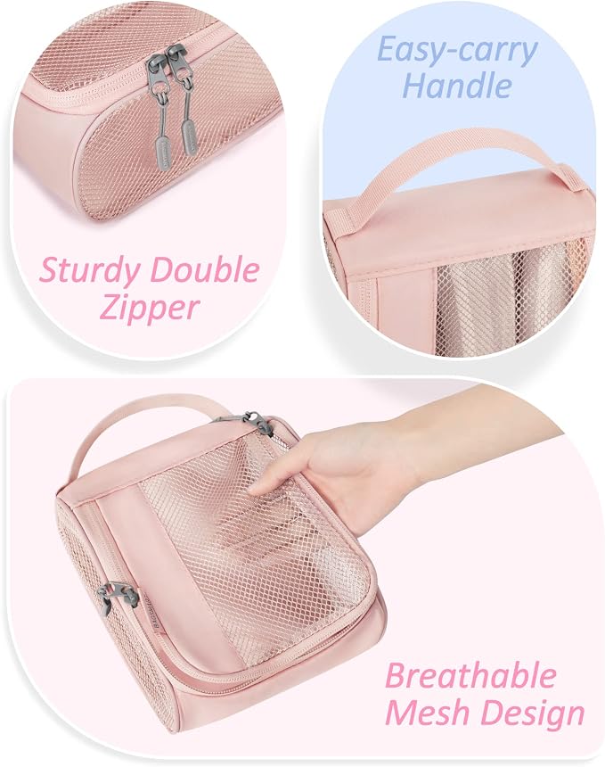 BAGSMART Keep Shape Packing Cubes, 7 Set for Travel, Lightweight Cubes, Suitcase Organizer Bags Set for Essentials