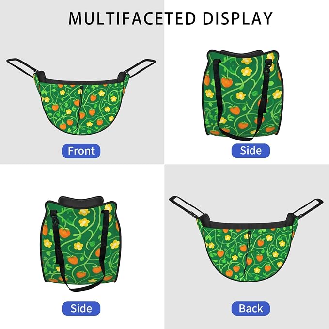 Fruit Garden Car Seat Organizer-Backseat Storage Bag for Travel | Waterproof Durable. Holds Snacks Gear Essentials. Fits Most Cars.