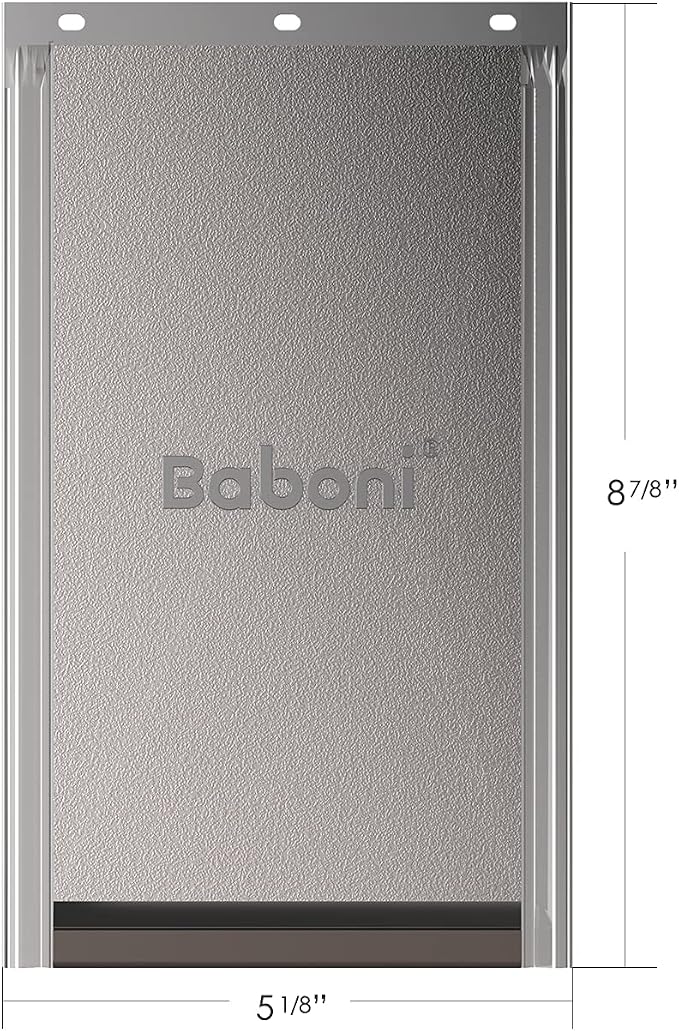 Baboni Replacement Flap for Dog and Cat Doors Including Screws, Small(5 1/8 in x 8 7/8 in)