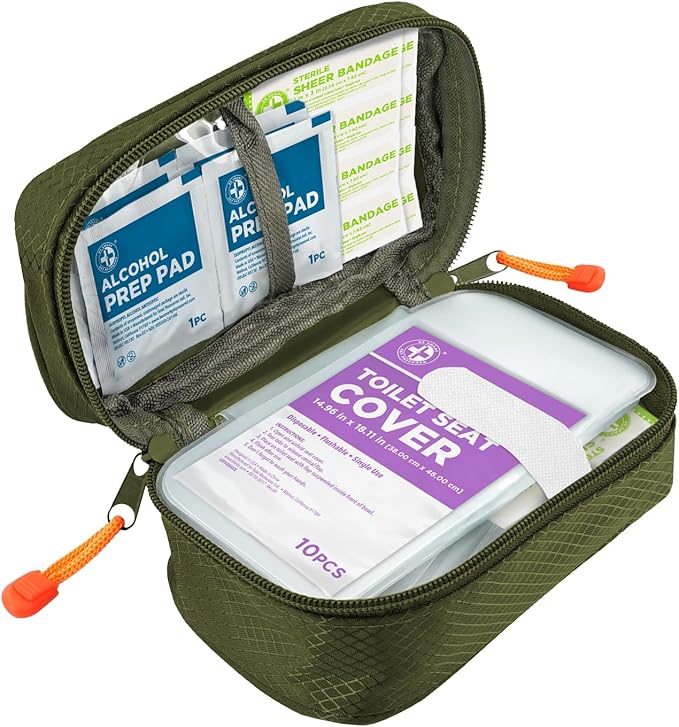 Be Smart Get Prepared Travel First Aid 125 Pcs On-The-Go Essentials