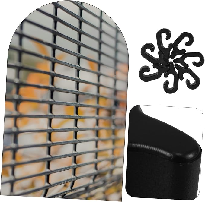 Zerodeko 40pcs Storage Cabinet Buckle Pet Gate Locks Animal Gate Latches Crate Door Buckles Rabbit Cage Clips Pet Fence Connectors Buckle Connectors Strong Clamps Crate Locks Black Plastic