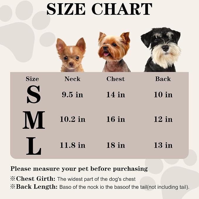 Dog Halloween Dress for Small Dogs,Puppy Costumes Pet Clothes Holiday Girl Dogs Shirt with Halloween Pattern,Party Dog Vest Dresses Cat Apparel Sweater Warm Skirt
