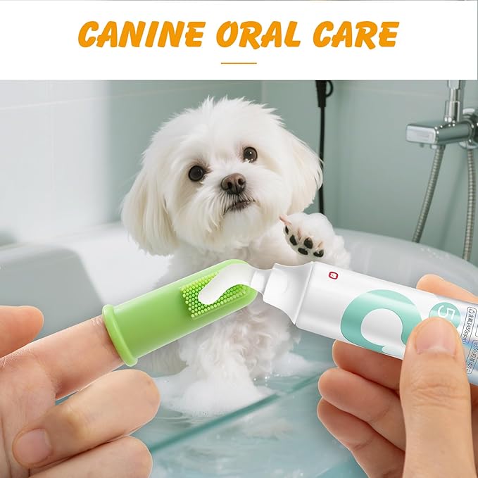 ondware 6PCS Dog Bath Brush Set, Dogs Scrubber for Short and Long Haired Dogs, Dog Shampoo Brush for Shedding, Bathing, Massaging and Grooming