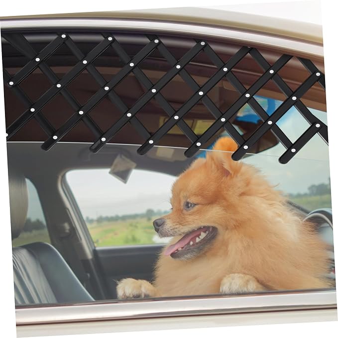 KESYOO Retractable Pet Fence for Car Window Dog Safety Fence Portable Protective Mesh for Vehicle Door Safe Ventilation for Easy Travel