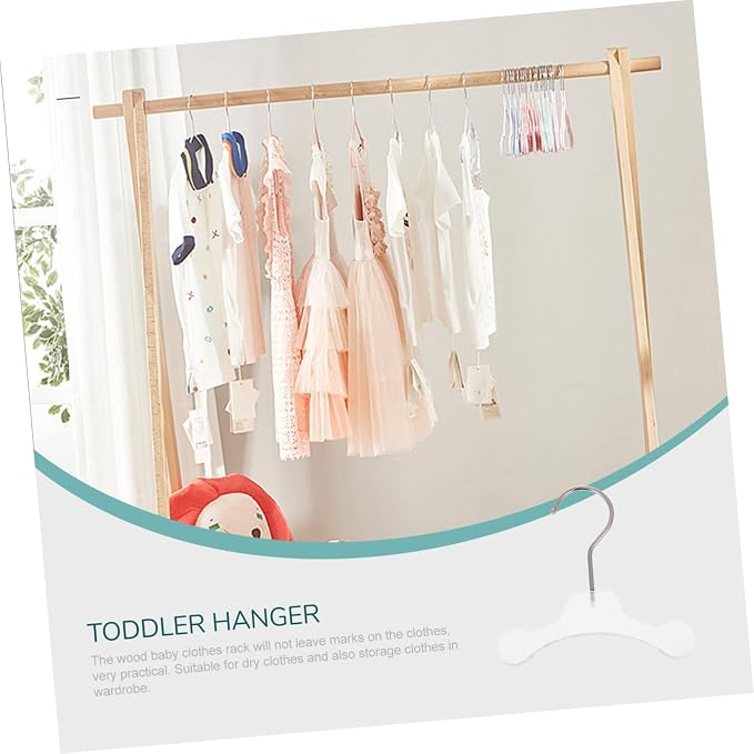 POPETPOP Household Dog Hanger Non-Skid Pet Clothes Hanger Convenient Design Hook Dog Apparel Organizer for Outdoor Use