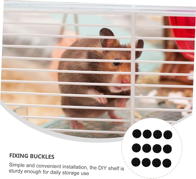 FOMIYES Pcs DIY Accessories Pet Gate Replacement Parts Plastic Shelf Connectors for Dog Playpen