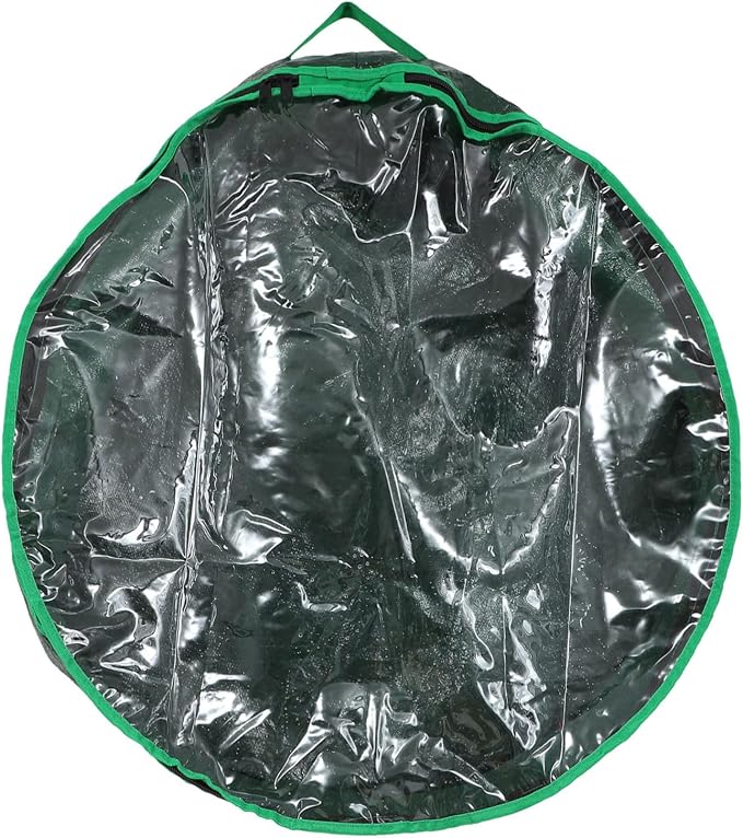 NOLITOY 1pc Christmas Wreath Storage Bag Window Packing Container for Holiday Decorations and Supplies for Organizing Seasonal Decor