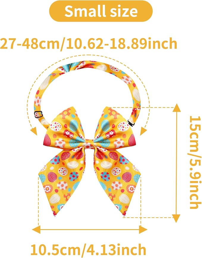 PET SHOW 10 Pack Easter Sailor Dog Bowties for Small Dogs