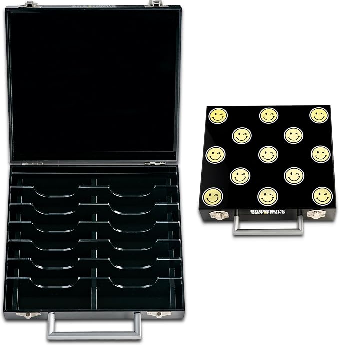 Diamondg Pet Grooming Clipper Blade Case with 14 Slots – Durable ABS Storage Box with Secure Latches, Organizer for Dog & Cat Grooming Blades, Professional Groomer Accessory, Black