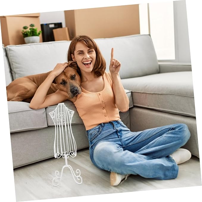 Abaodam Pet Hangers for Dog Clothes Drying Rack Display Stand for Pet Garments Versatile Clothes Hanger for Small Pets for Apparel Showcase