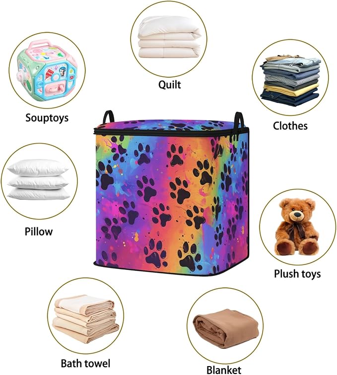 2pcs blanket storage bag for under bed,closet organizers 95L | quilt duvet sweater sheet bedding pillow clothes storage for closet,dorm moving essentials containers with portable handles