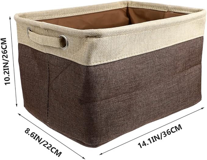 ABOOFAN 4pcs Dog Toy Storage Basket Organizer for Home Accessories Design for Keeping Toys Books and Sundries Tidy