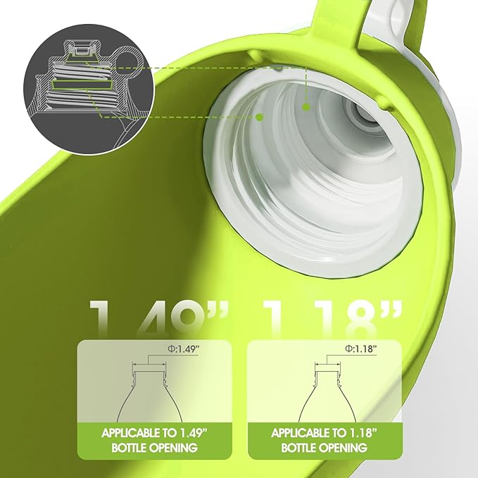 SUPERDESIGN Dog Water Bottle, Portable Dog Water Bottle for Small to Large Dogs, Leak Proof Dog Travel Water Bottle, Large Leaf Travel Water Bowl for Dogs and Dog Walking Accessories (19.6OZ, Green)