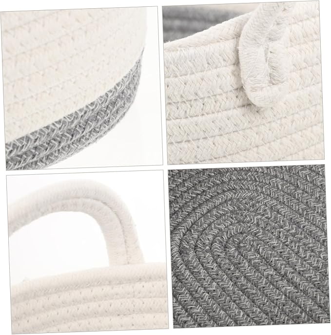 Zerodeko 3pcs Woven Storage Basket for Dog Toys Stylish Pet Toy Organizer and Compact Design for Home and Boys and Girls Room for Housewarming and Showers