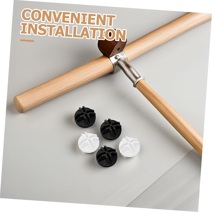 KESYOO 30 Plastic Connectors for Pet Cages Fixed Buckles for Fences Union Parts in Black and White 30 Pieces DIY Accessories for Parks and Organizers