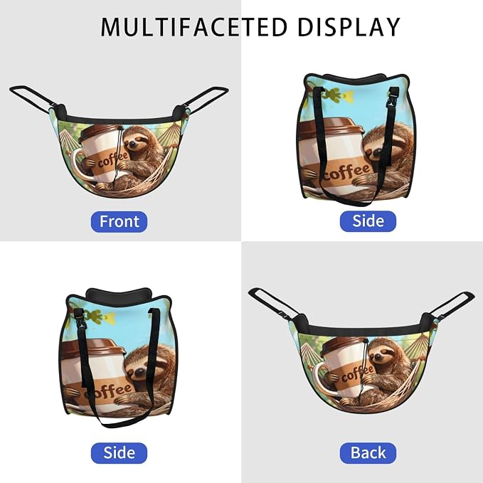 Animals in a hammock Car Seat Organizer-Backseat Storage Bag for Travel | Waterproof Durable. Holds Snacks Gear Essentials. Fits Most Cars.