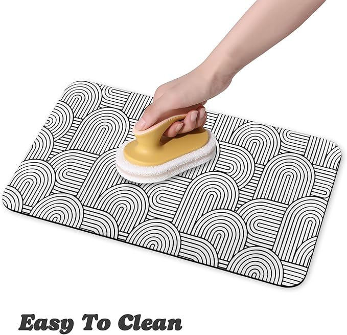 Bohemia Waterproof Pet Feeding Mats - Dog Cat Bowl Mats, Absorbent, 12 * 20 inch