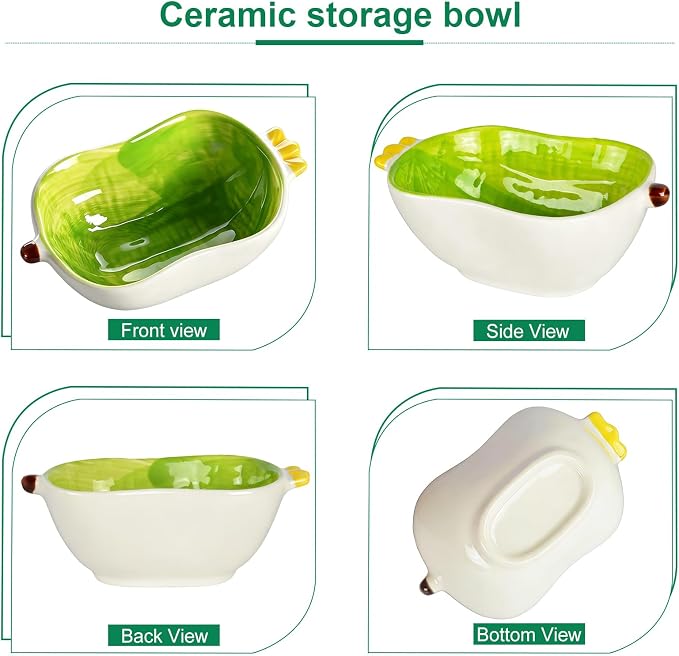 Ceramic Jewelry Trinket Dish Decorative Ring Holder Key Bowl for Women Gift