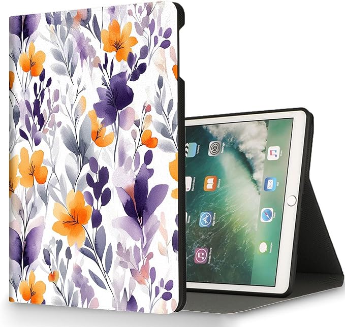 for Microsoft Surface Pro 8-13" 2021 Tablet Case,Auto Wake/Sleep,Adjustable Stand Protective Cover - Watercolor Floral